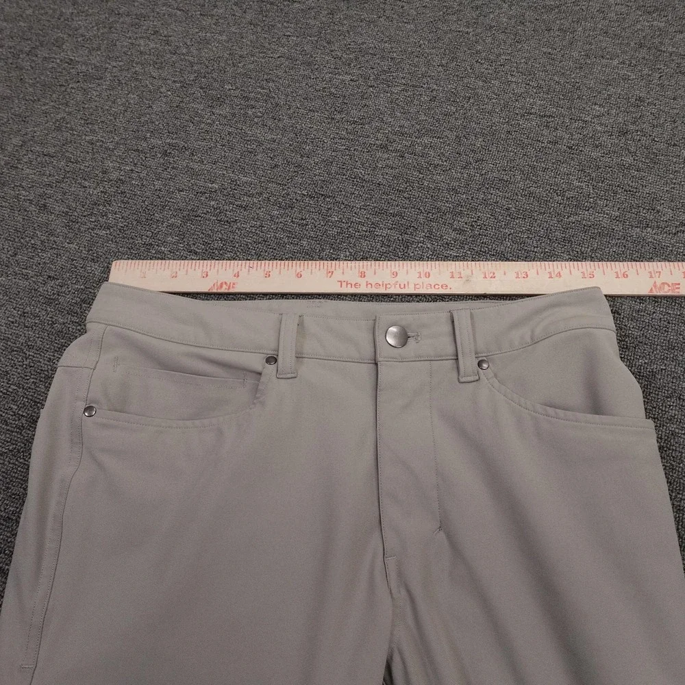 Lululemon Pants Mens 28x30 Beige Straight Leg Stretch 5 Pocket Casual Athletic